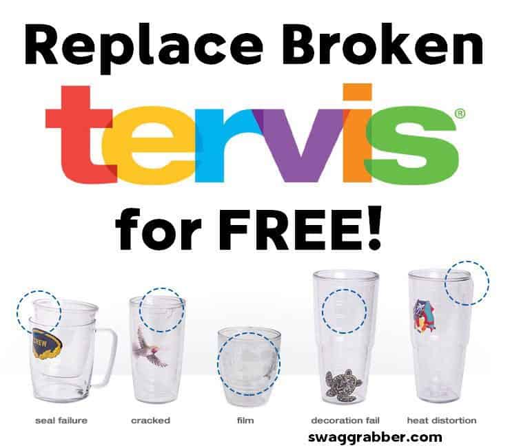 replace broken tervis for free